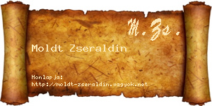 Moldt Zseraldin névjegykártya